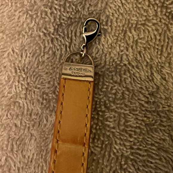 NIB Lancel Paris Double Wrap Leather Bracelet w/ Coin Charm • Made in France - Picture 3 of 10